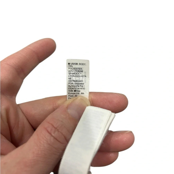 Athleta Hi Rise Salutation Stash Tight Floral Motif Sz XL Gray/White Compression - Picture 10 of 12